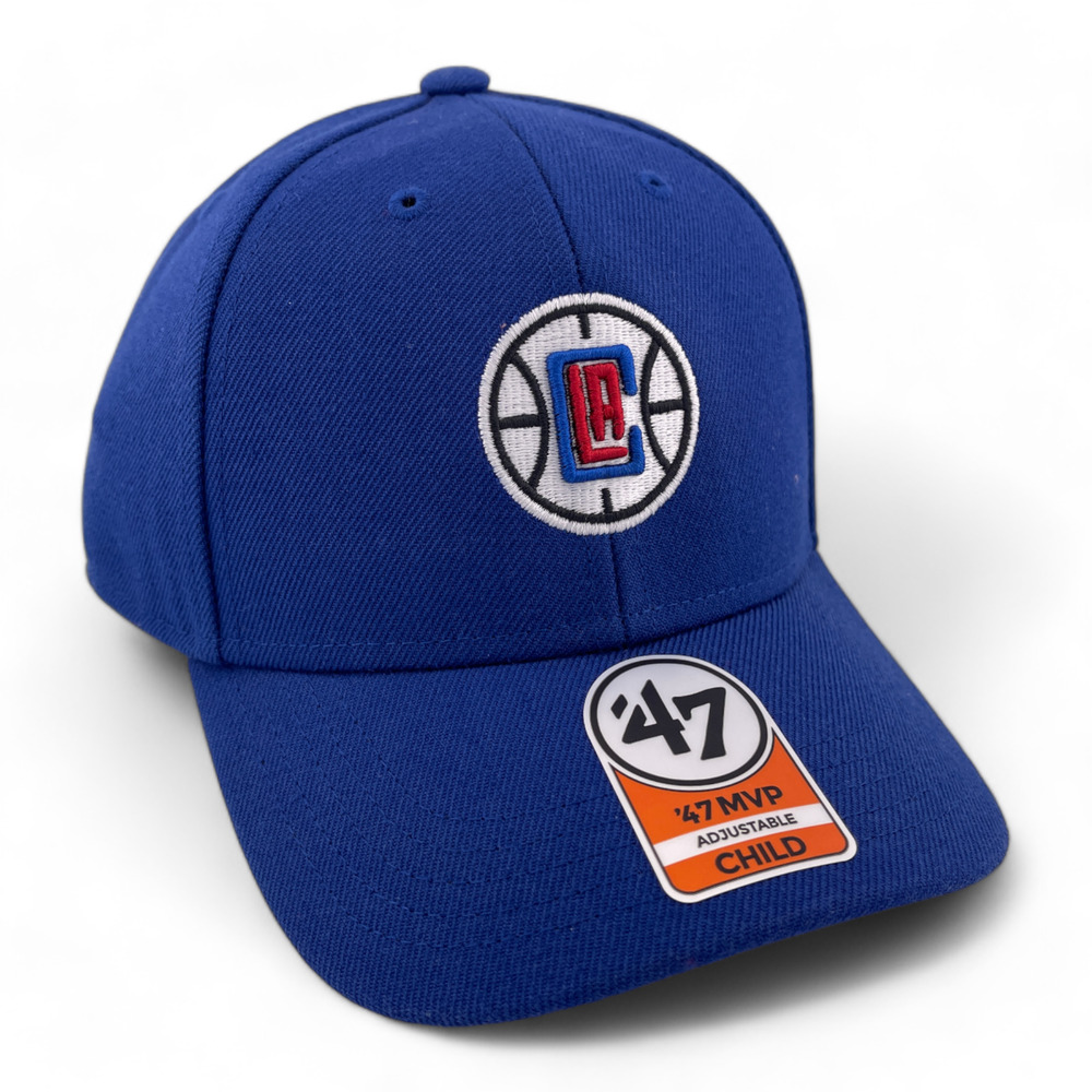 `47 Brand Los Angeles Clippers NBA Blue MVP Adjustable Hat Cap Kids‎ Child Youth